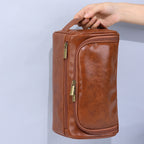 Trousse de toilette homme cuir vintage - ShopGET®
