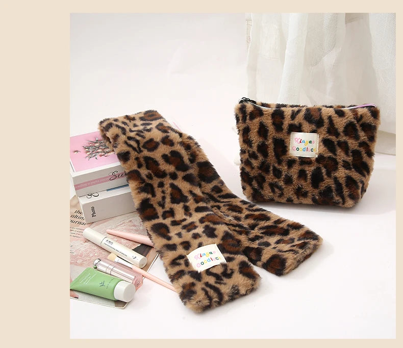 Trousse de toilette voyage léopard rose - ShopGET®