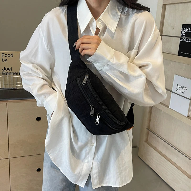 Sac banane femme fausse fourrure courte - ShopGET®