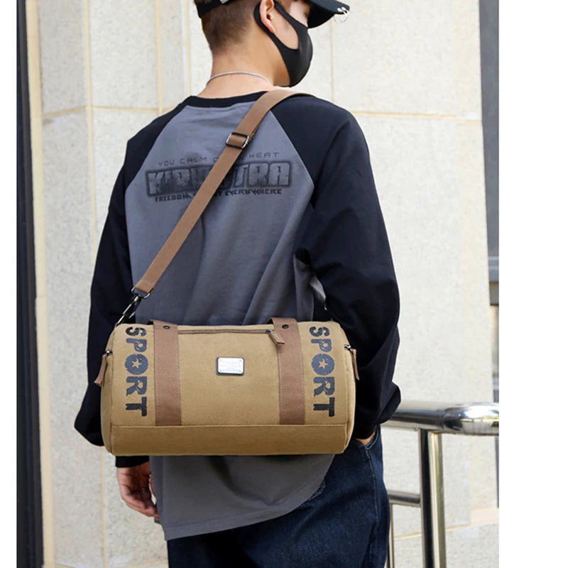 Sac polochon sport homme et femme Bleu-Noir-Kaki-Vert-ShopGET® 