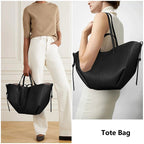 Sac cabas noir forme originale Marron Large-Noir Small-Marron Small-Noir Large-ShopGET® 