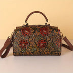 Mini sac cabas en cuir Marron-ShopGET® 