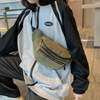 Sac banane femme moumoute noir en velours - ShopGET®