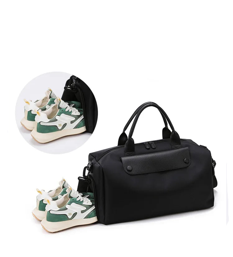 Sac weekend femme  chic Gris-Noir-Kaki-ShopGET® 