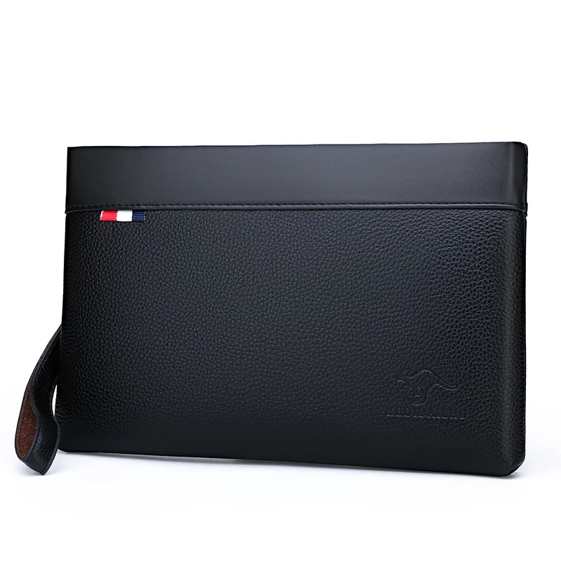 Pochette homme premium Noir / 26cmX16cmX2cm-Marron / 26cmX16cmX2cm-ShopGET® 