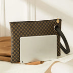 Pochette cuir femme Marron-Rose-Noir-ShopGET® 