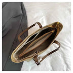 Sac cabas femme pas cher Marron / 40x13x25cm-Noir / 40x13x25cm-Kaki / 40x13x25cm-ShopGET® 