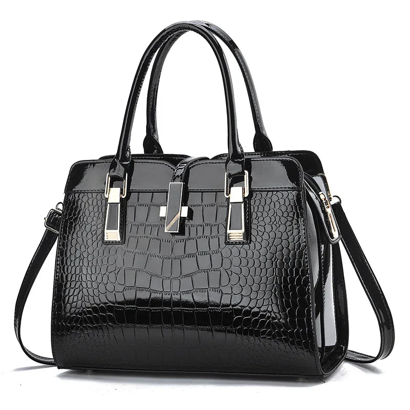 Sac cabas noir très luxueux pour femme A / 33x13x25cm-B / 33x13x25cm-C / 33x13x25cm-D / 33x13x25cm-E / 33x13x25cm-F / 33x13x25cm-G / 33x13x25cm-H / 33x13x25cm-I / 33x13x25cm-ShopGET® 