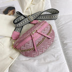 Sac banane en cuir ethnique boho plage