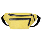 Sac banane femme moumoute noir en velours - ShopGET®