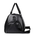 Sac weekend homme cuir marron Marron-Noir-ShopGET® 