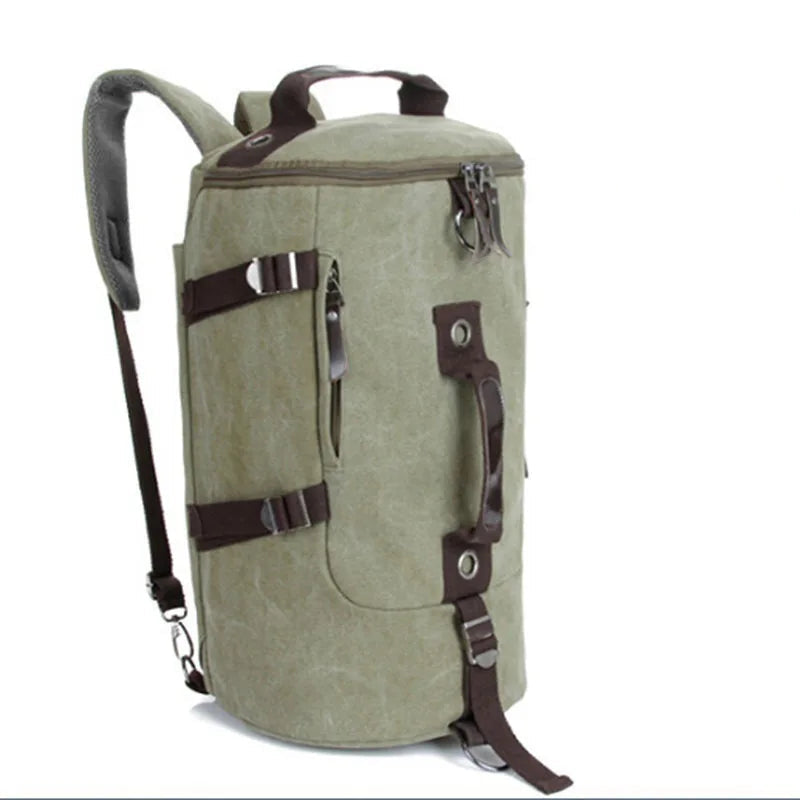 Sac polochon sport de randonnée Marron-Vert-Kaki-Bleu-Noir-ShopGET® 