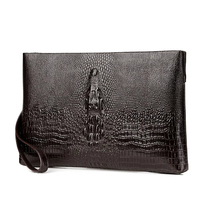 Pochette homme tommy elodor Marron-Noir-ShopGET® 