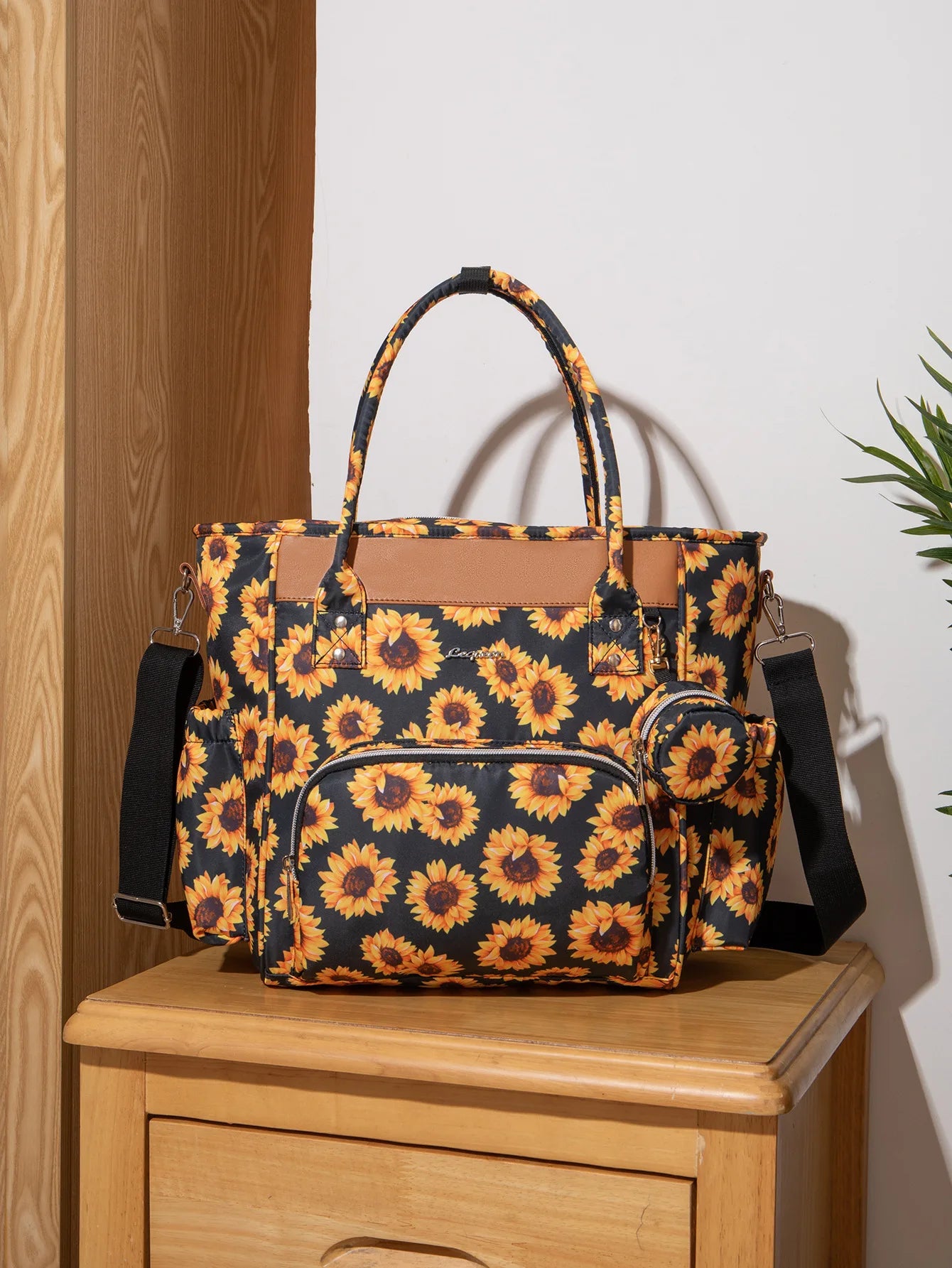 Sac cabas fourre-tout décor tournesol - ShopGET®