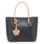 Sac cabas noir Zency Noir-Vert-Kaki-Apricot-Beige-ShopGET® 