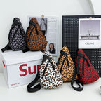 Sac banane léopard poitrine femme