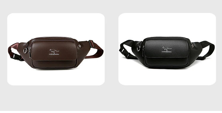 Sac banane cuir kangourou