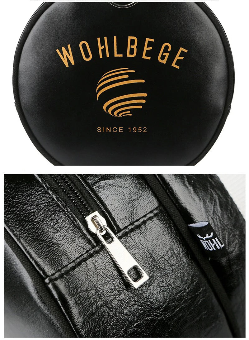 Sac polochon homme de luxe Noir-Rouge-ShopGET® 