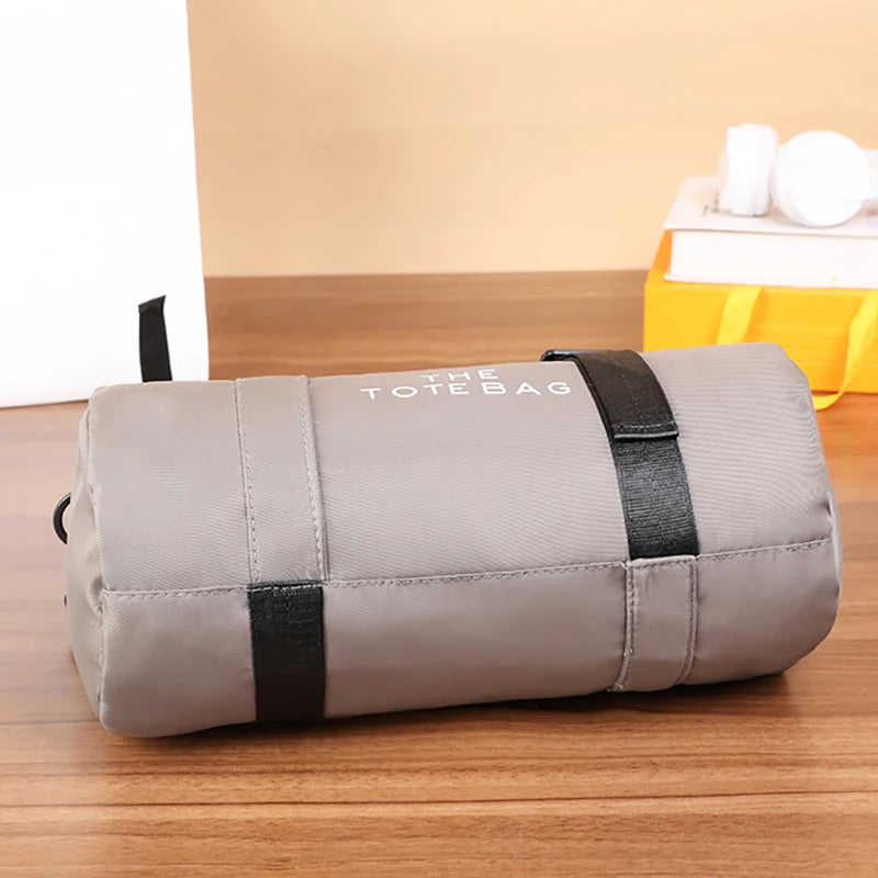 Sac polochon the tote bag Noir-Gris-Vert-ShopGET® 