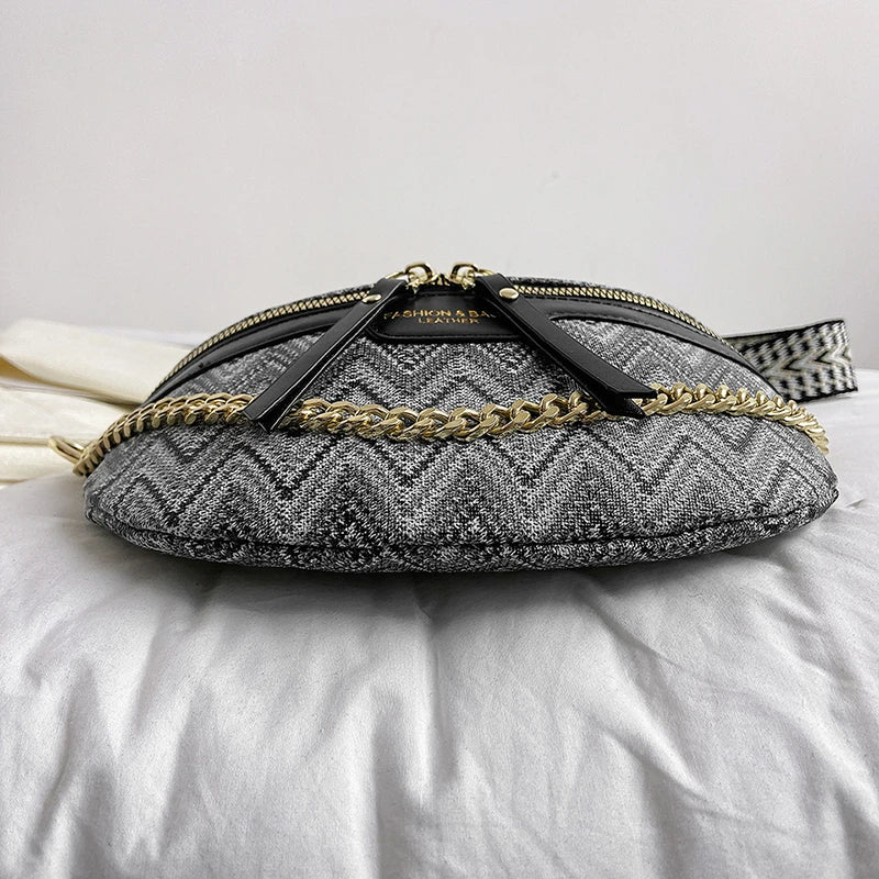 Sac banane en cuir ethnique boho plage