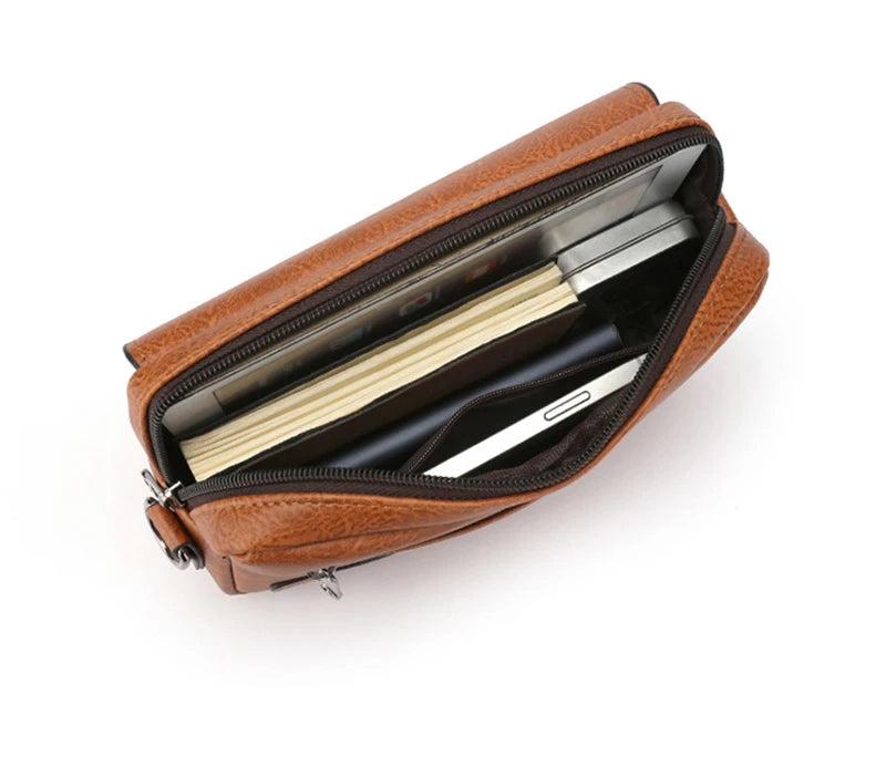 Trousse de toilette homme noir cuir - ShopGET®