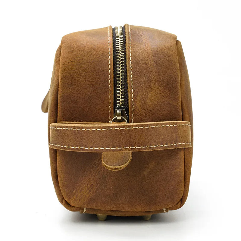 Trousse de toilette homme voyage en cuir - ShopGET®