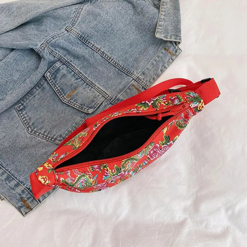 Mini sac banane floral pour femme - ShopGET®