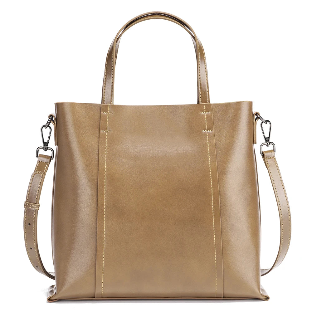 Sac cabas noir vintage à bandoulière femme Café-Vert-Apricot-Marron-Noir-ShopGET® 