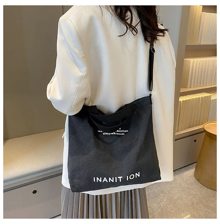 Sac de courses Japonaise Canvas Marron-kaki-Vert-Noir-Gris-ShopGET® 