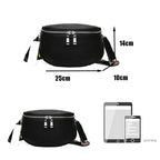 Sac banane femme chic authentique en cuir