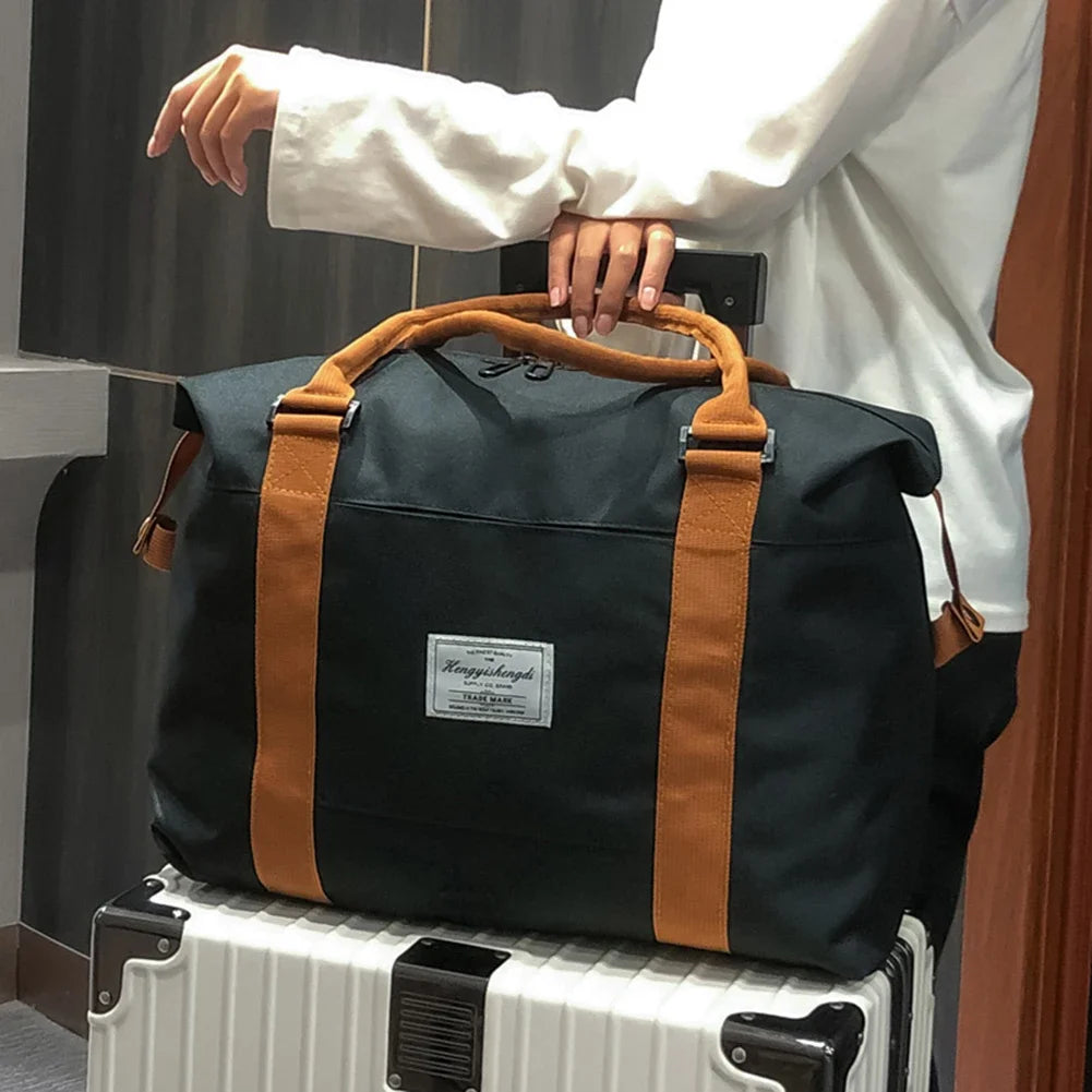 Sac weekend plage et piscine Noir-Bleu-ShopGET® 