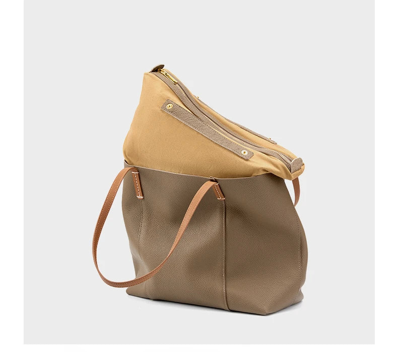 Sac cabas noir Elfort Blanc-Noir-Gris-ShopGET® 