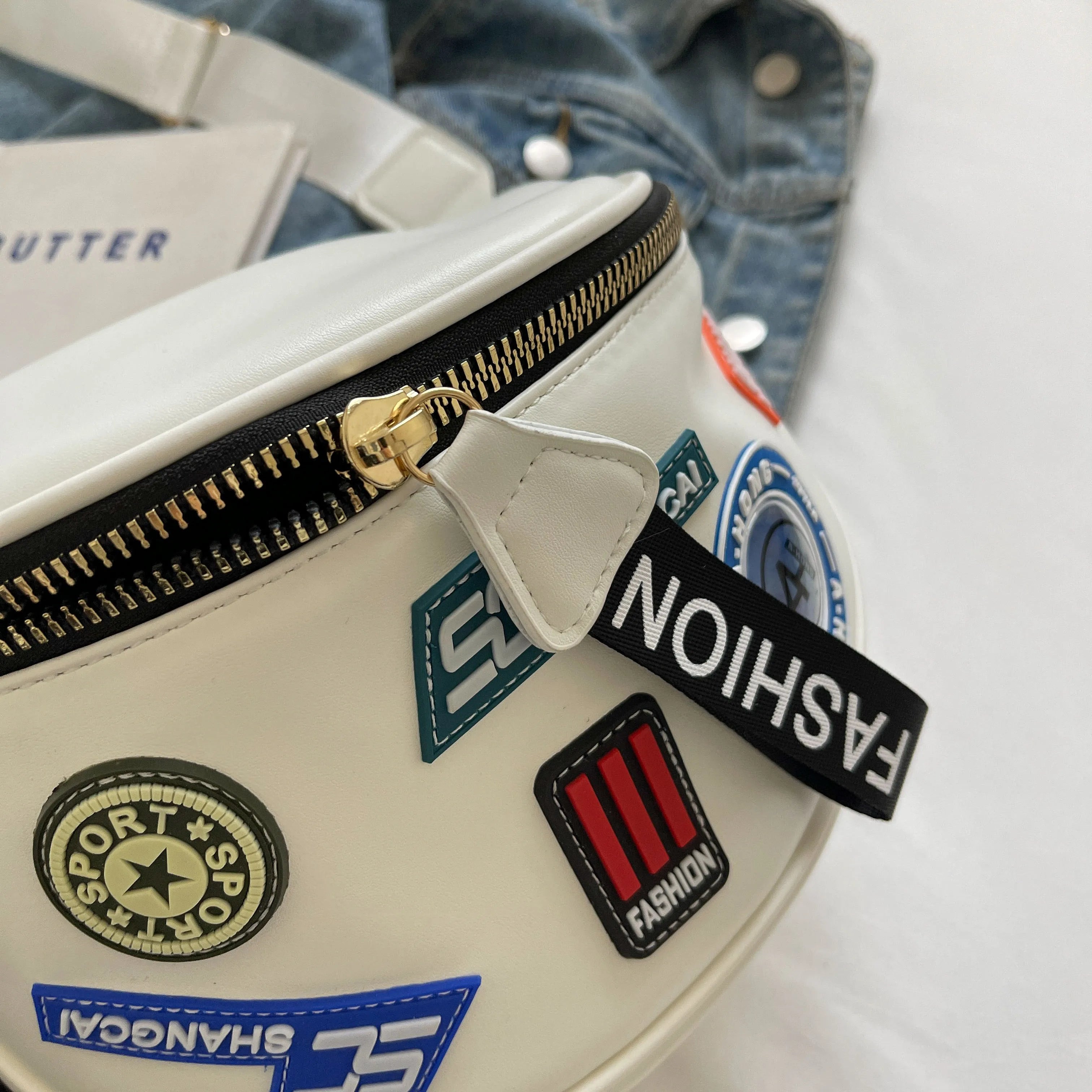 Sac banane femme chic pack lettre unique