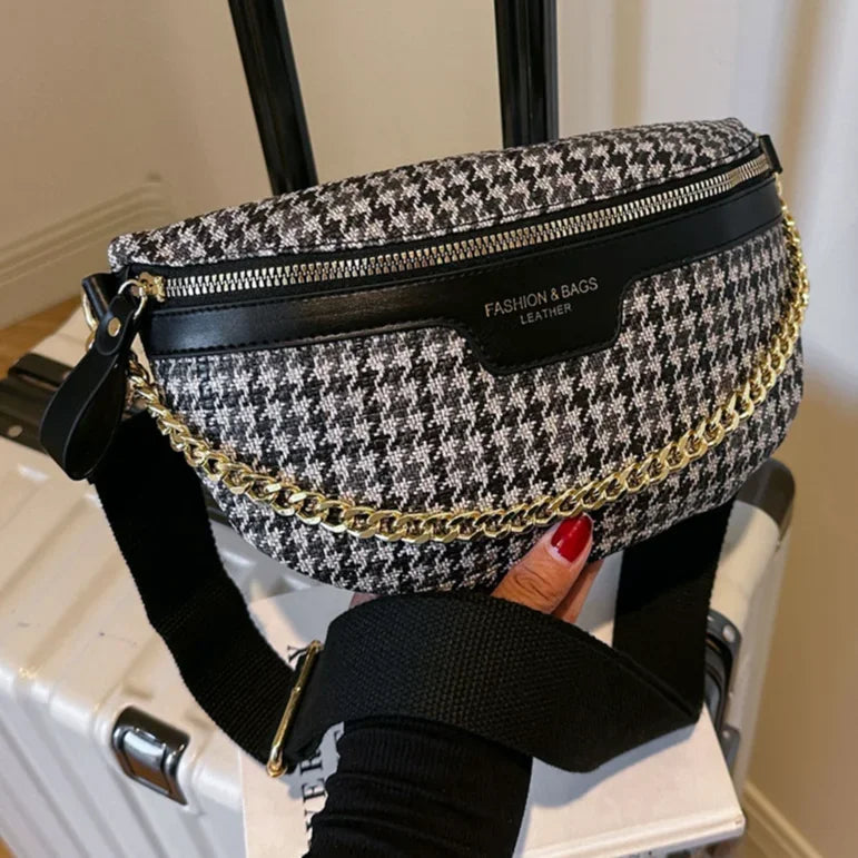 sac banane femme tendance grand capacité à chaine