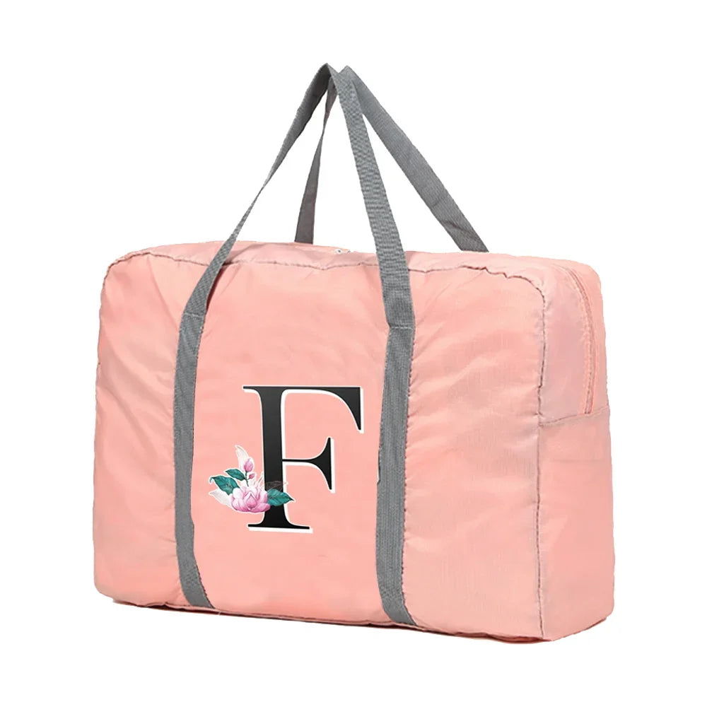 Sac weekend lettre A à G prénom C-B-A-G-F-E-D-ShopGET® 