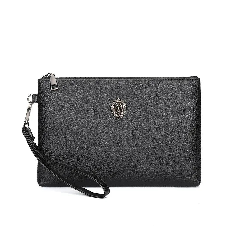 Pochette homme mode de luxe Argenté / 25cm x 16cm x 2cm-Argenté / 25cm x 19cm x 2cm-Noir / 25cm x 19cm x 2cm-Noir / 25cm x 16cm x 2cm-ShopGET® 