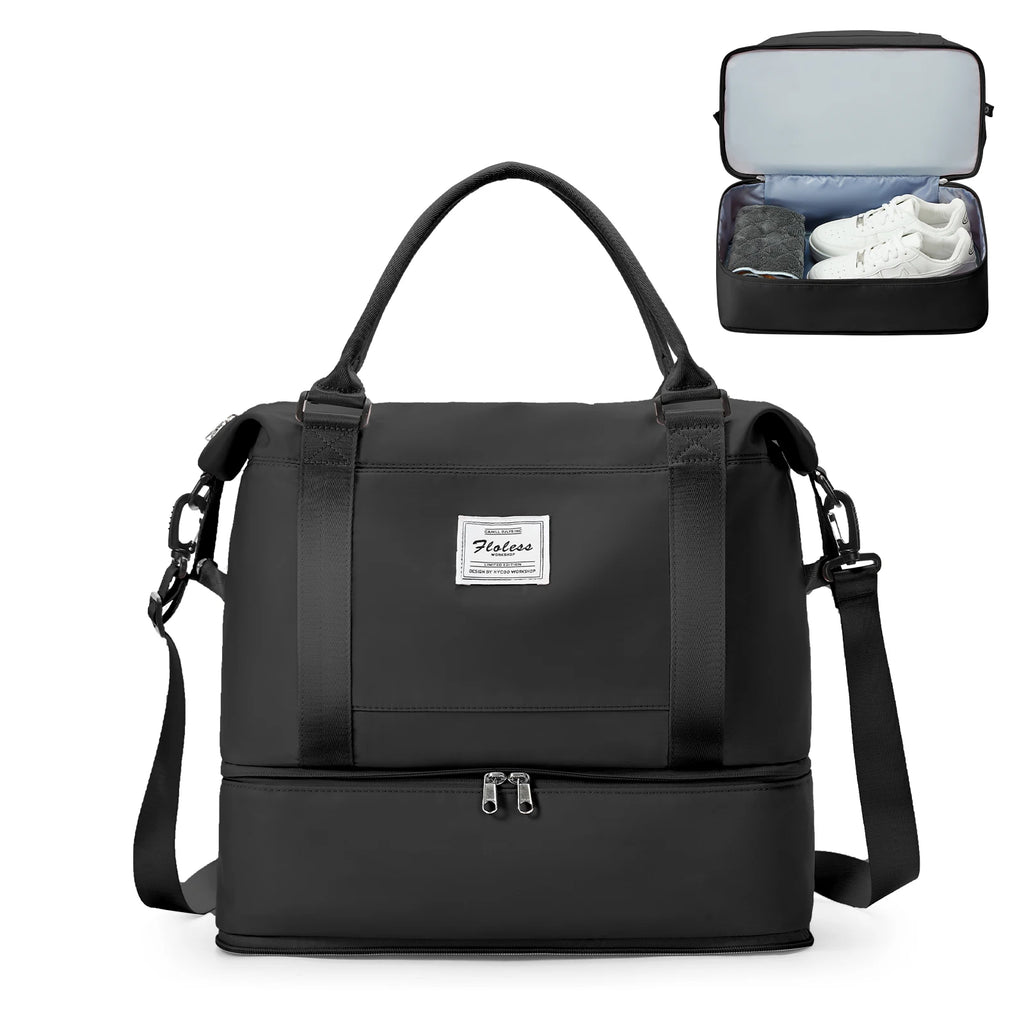 Sac weekend homme élite Pourpre-Bleu-Rose-Noir-Vert-Gris-Noir marron-Beige marron-ShopGET® 