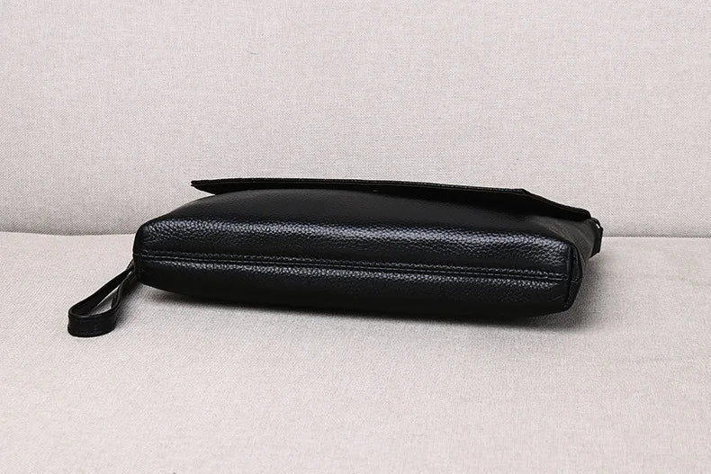 Pochette femme sac en cuir Rouge-Pourpre-Noir-ShopGET® 