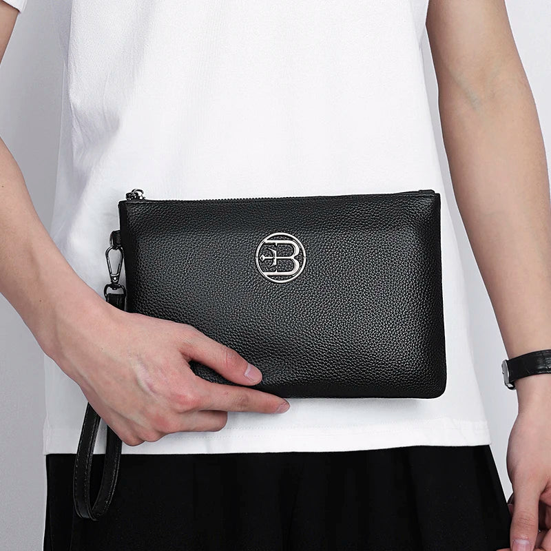 Pochette homme gaby omar Noir / 24cm x 17cm x 2cm-ShopGET® 