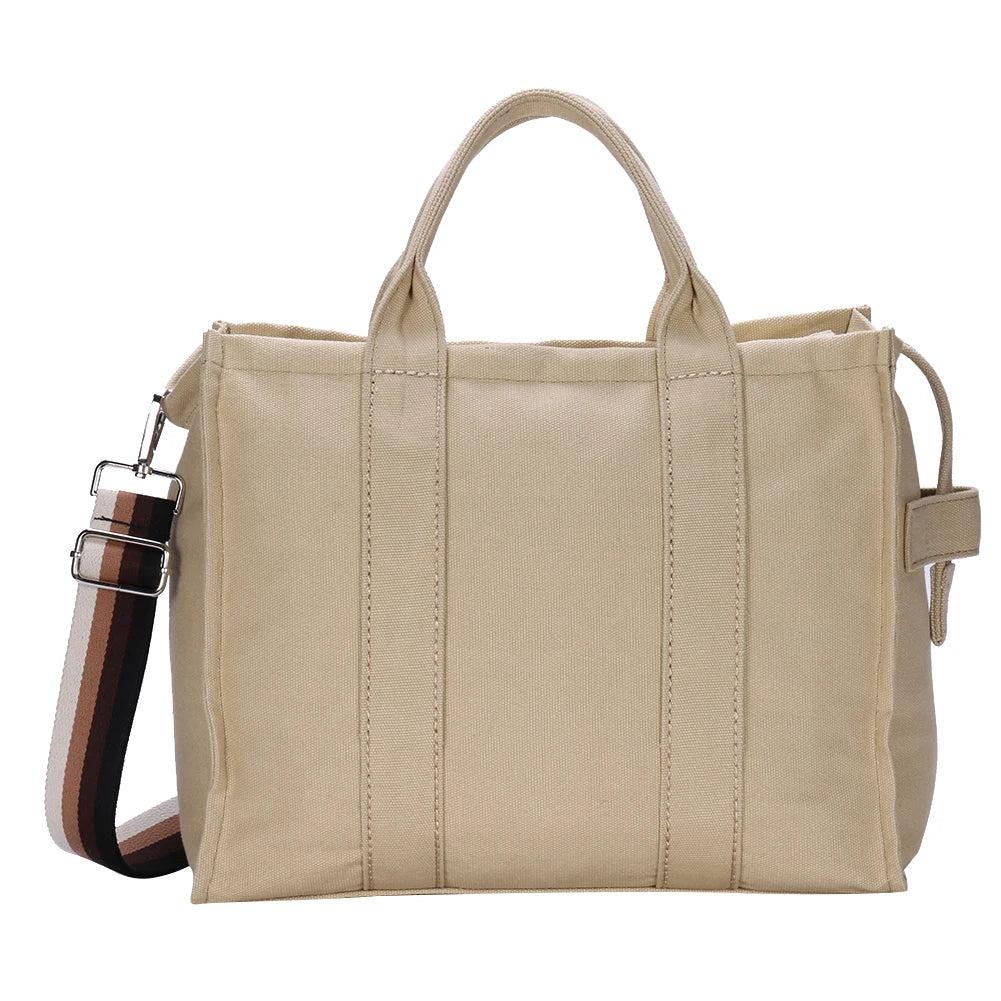 Sac cabas tissu the tote bag Kaki / OFFERTE-ShopGET® 