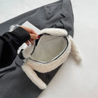 Sac banane velours côtelé femme de luxe