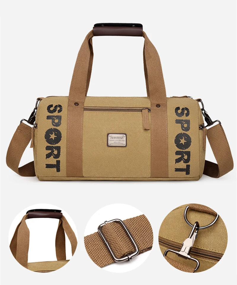 Sac polochon sport homme et femme Bleu-Noir-Kaki-Vert-ShopGET® 