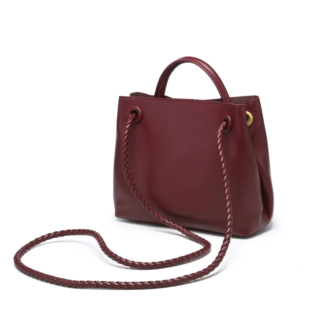 Sac cabas noir à forme simple 29*10 * 18cm / Blanc-29*10 * 18cm / Argenté-29*10 * 18cm / Café-29*10 * 18cm / Noir-29*10 * 18cm / Doré-29*10 * 18cm / Rouge-ShopGET® 