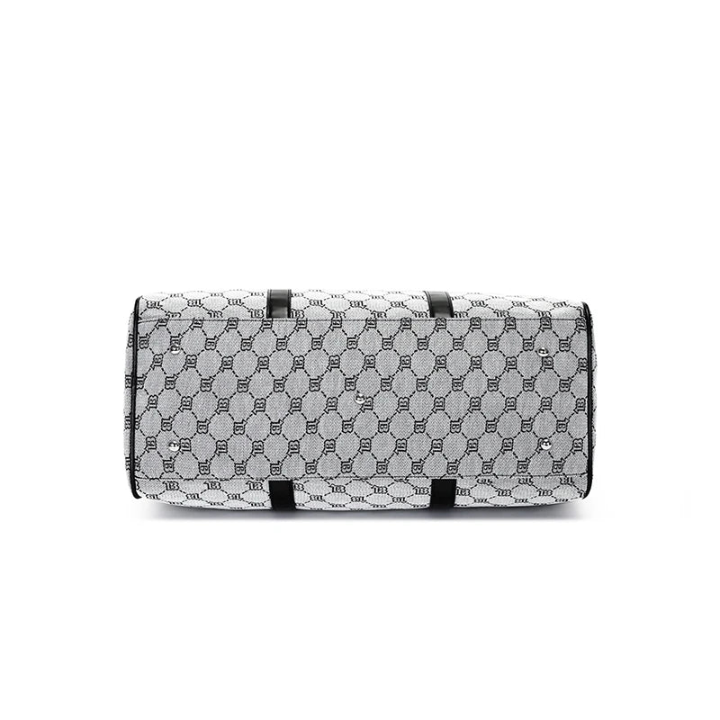 Sac weekend homme tendance Marron-Noir-ShopGET® 