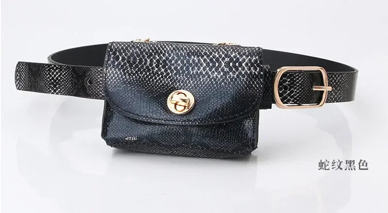 Sac banane léopard ceinture pour femme