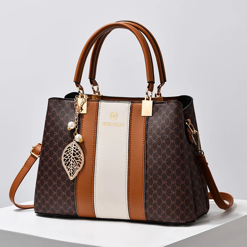 Sac cabas femme élégant Sky Bleu-Café-Noir-Rose-Orange-ShopGET® 