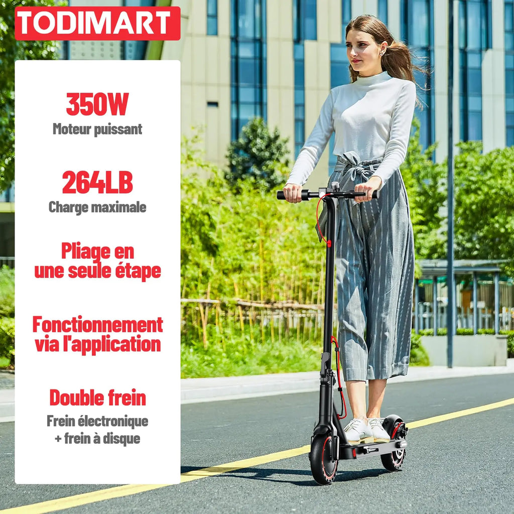 Trottinette électrique tout terrain  350W pliable 25 km/h