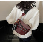 Sac banane femme chic à fermeture éclair