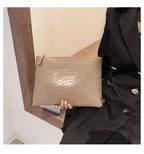 Pochette femme en cuir brillant A / 33x24cm-B / 33x24cm-C / 33x24cm-D / 33x24cm-E / 33x24cm-F / 33x24cm-G / 33x24cm-H / 33x24cm-ShopGET® 