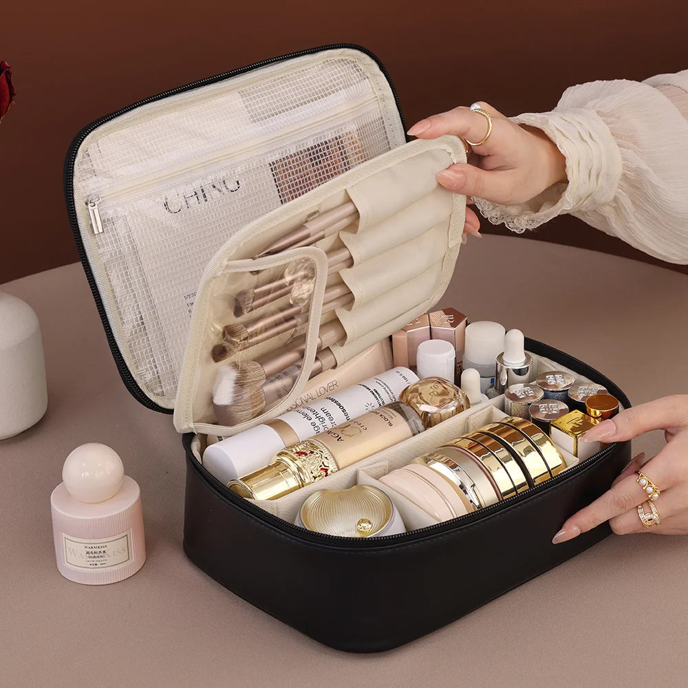 Trousse maquillage cuir femme - ShopGET®